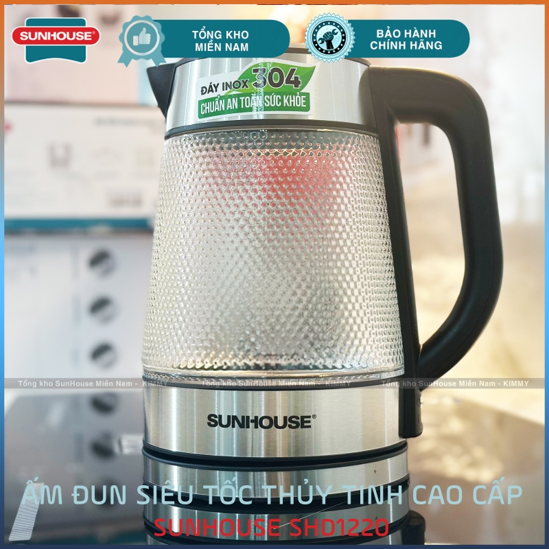 Ấm đun siêu tốc 1.8L Sunhouse SHD1220